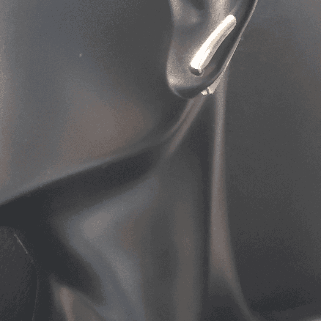 Angle Stud Earrings | Sterling Silver Studs | Unisex & Versatile - Jiana Deon