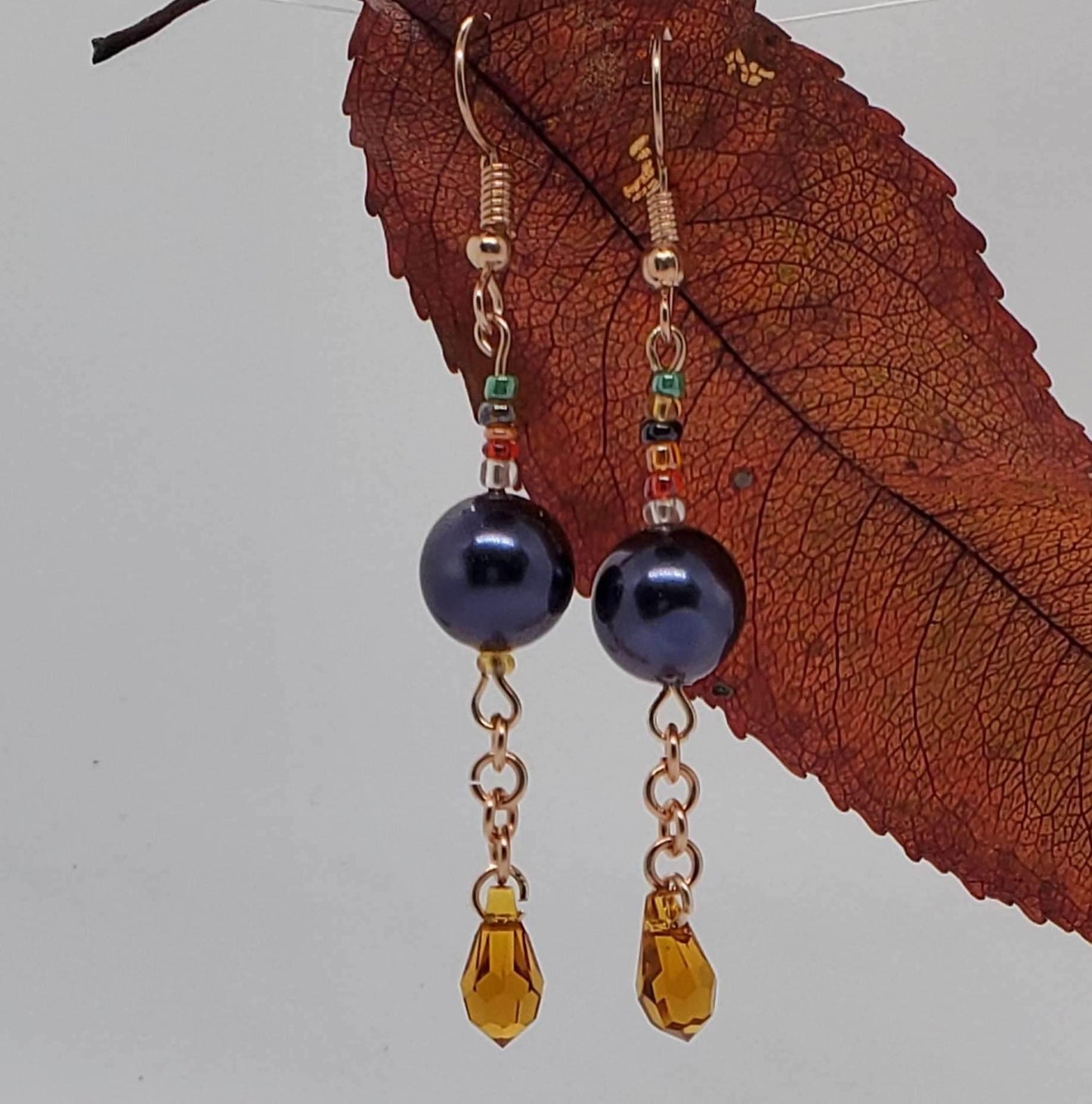 Bisa Drop Earrings | Bohemian Crystal Earrings | Colorful & Versatile | All Seasons - Jiana Deon