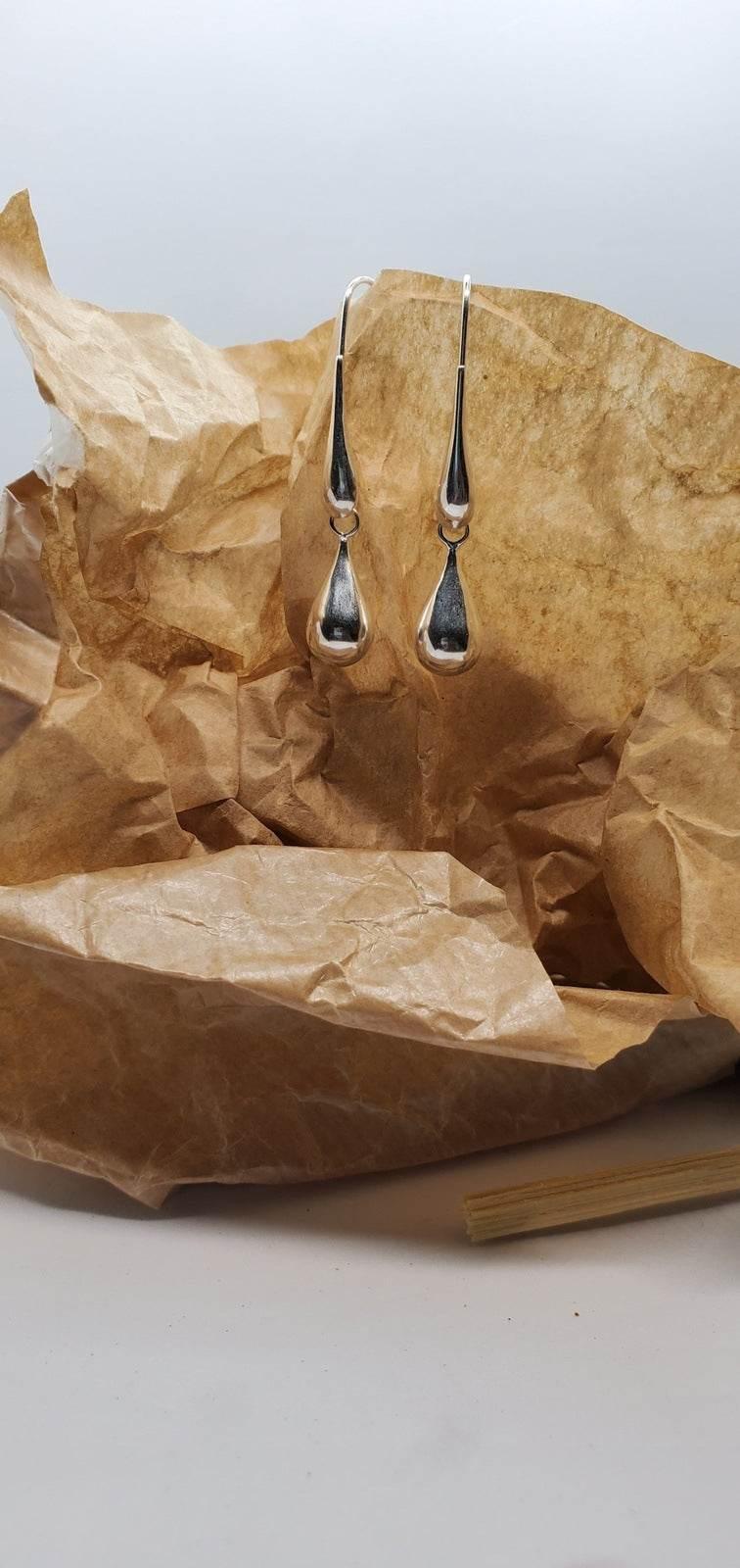 Sterling Silver Teardrop Earrings | Classic & Versatile | Everyday Elegance - Jiana Deon