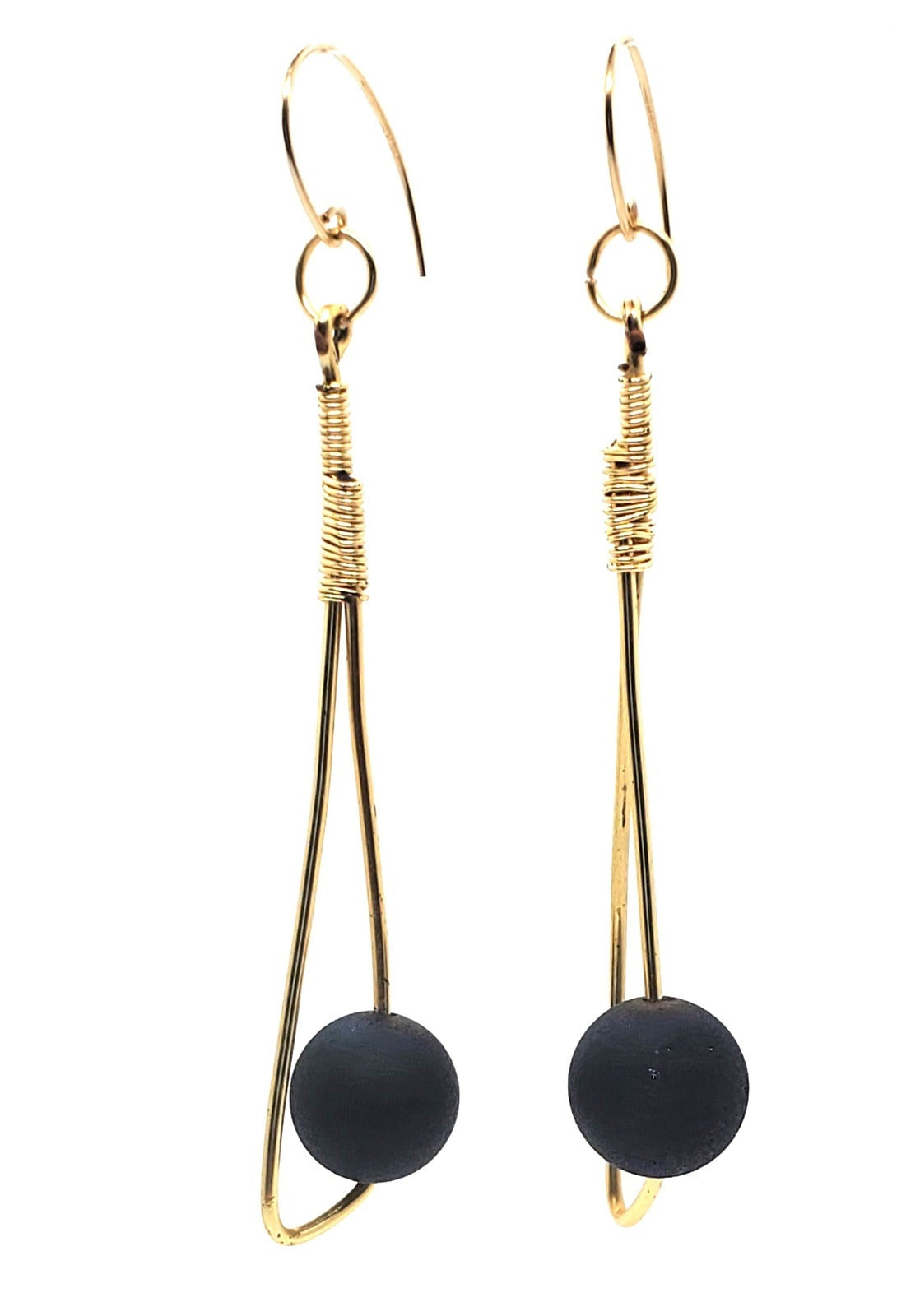 Women's Blue Kiss Dangle Earrings
