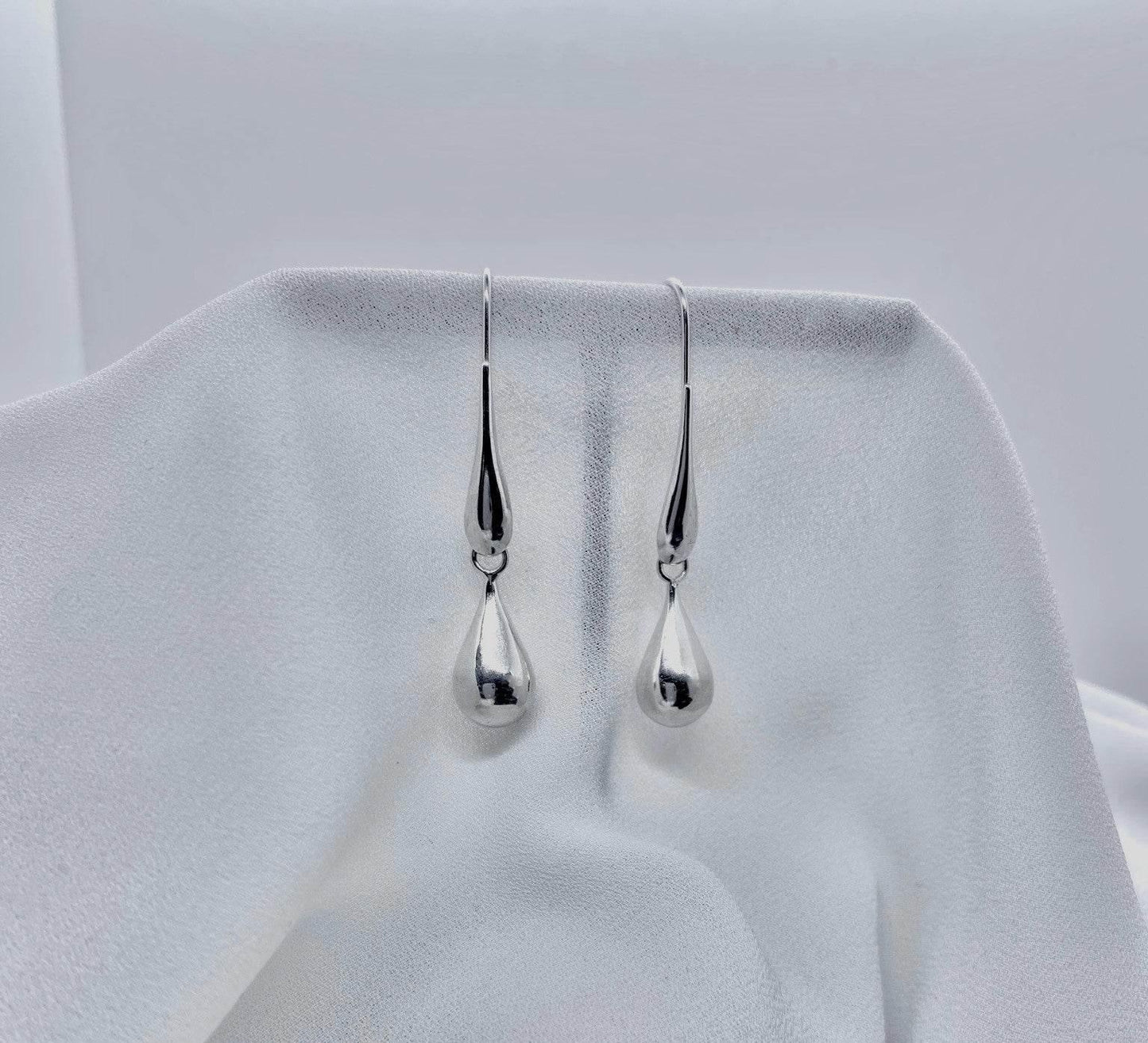 Sterling Silver Teardrop Earrings | Classic & Versatile | Everyday Elegance - Jiana Deon