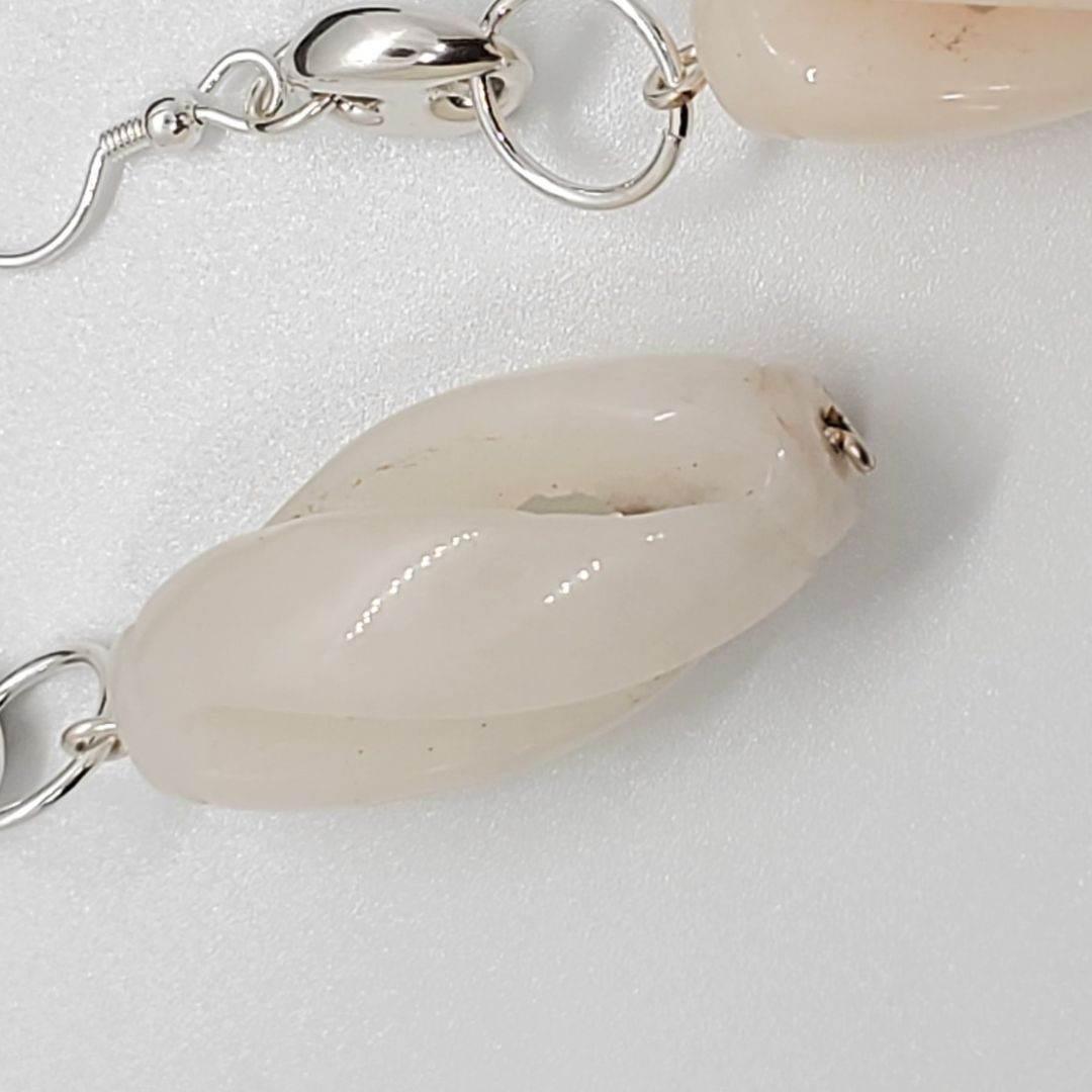 Love Energy Dangles | White Jade Earrings | Sterling Silver | Calming & Loving | Gift - Jiana Deon