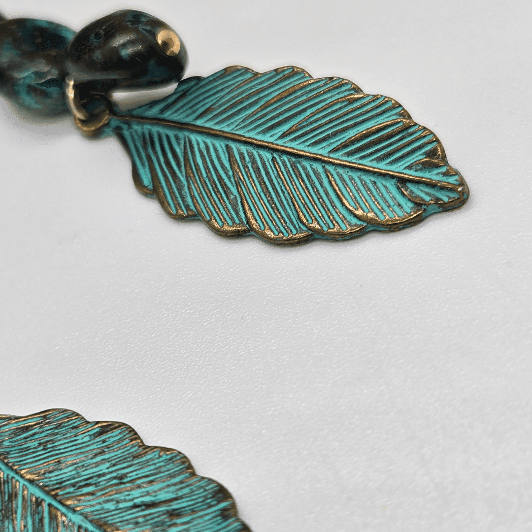 Noa Dangles | Green Gemstone Earrings | Seasonal Jewelry - Jiana Deon