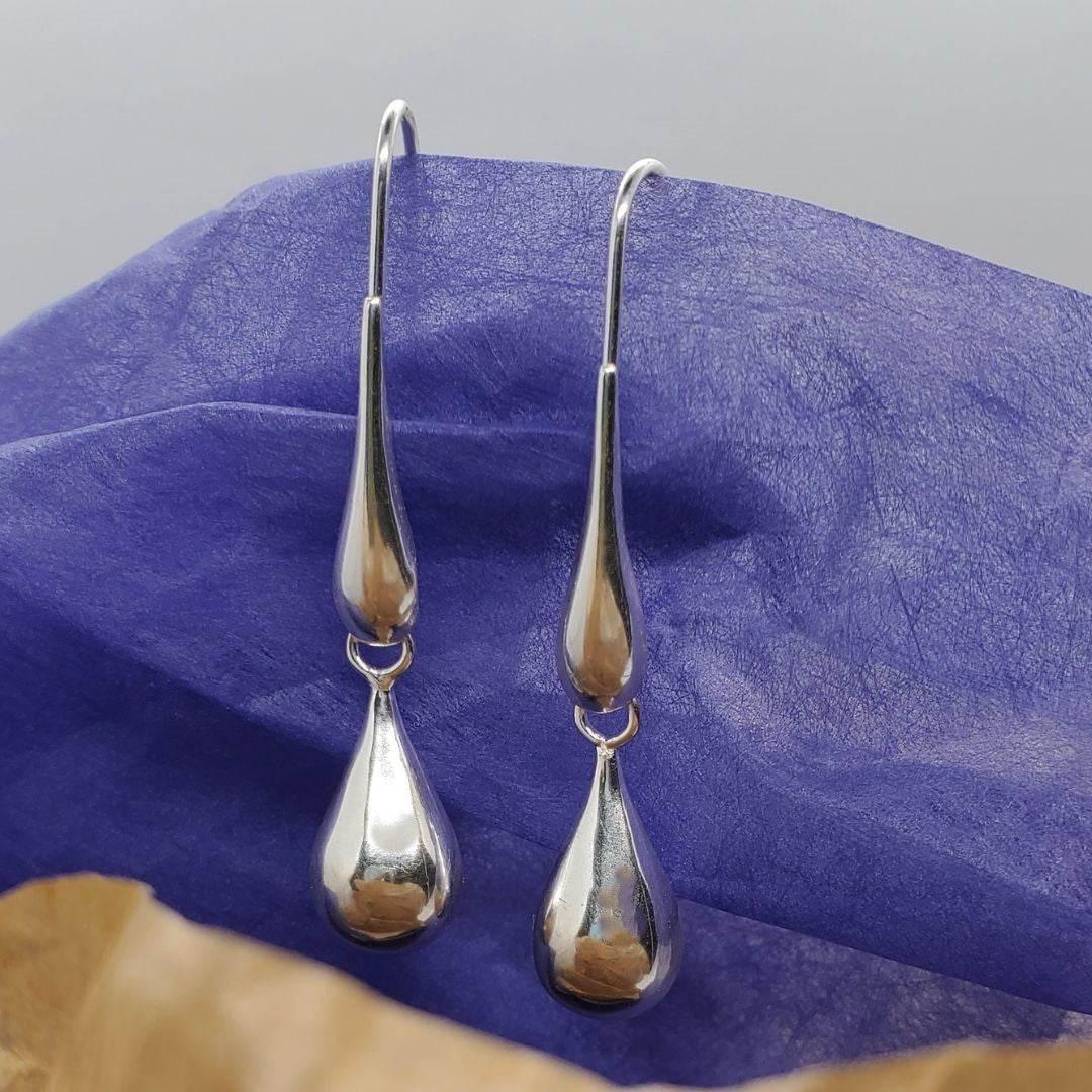 Sterling Silver Teardrop Earrings | Classic & Versatile | Everyday Elegance - Jiana Deon