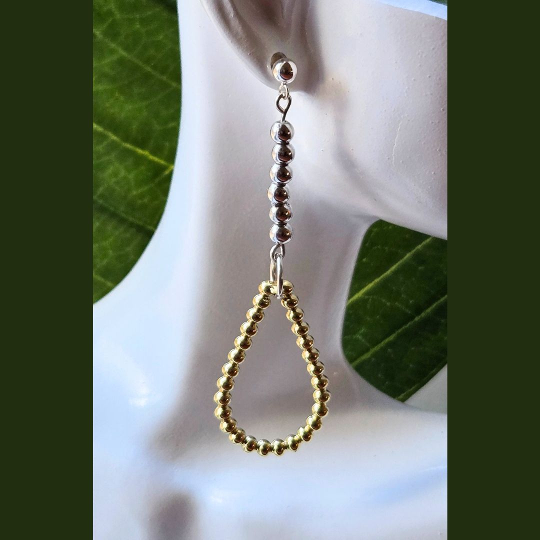 Geo Earrings - Gold & Silver
