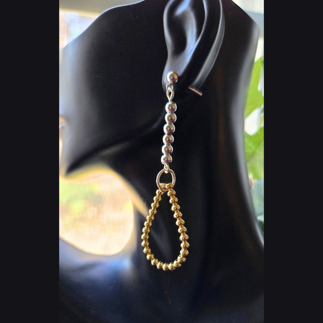 Geo Earrings - Gold & Silver