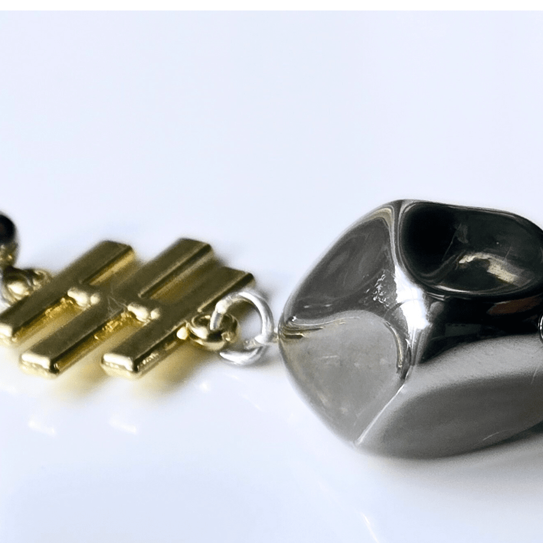 Nugget Dangles - Gold & Silver