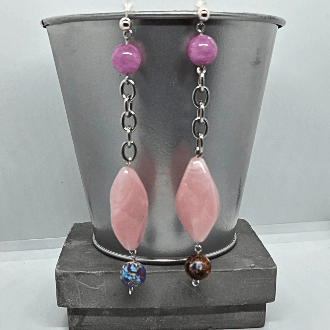 Blended Pink Dangles | Pink Multicolor