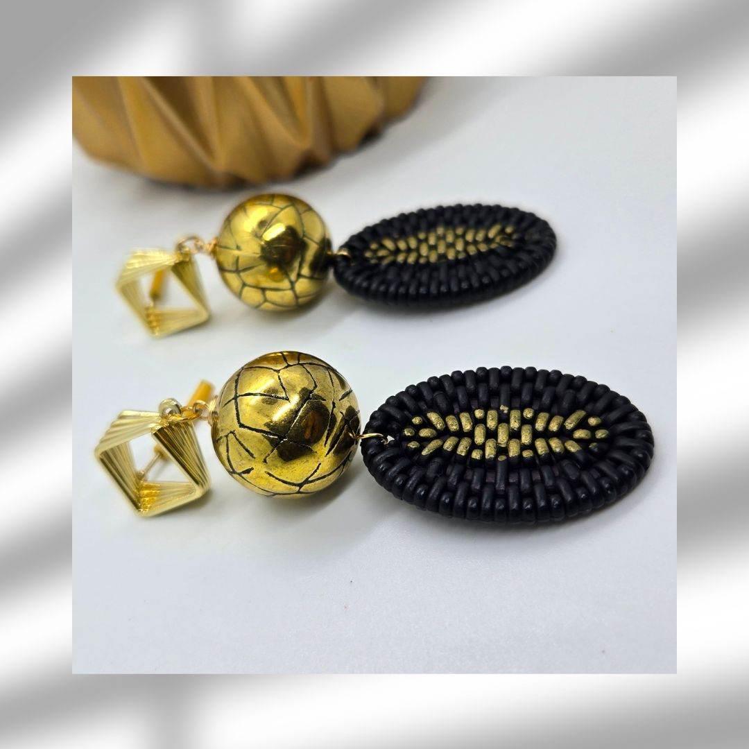 Golden Echo Earrings| Versatile Chic| Drop Earrings - Jiana Deon