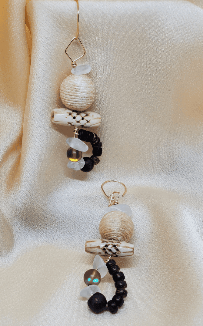Mix It Up Dangles | Boho Stone Earrings | Colorful Dangle Earrings - Jiana Deon