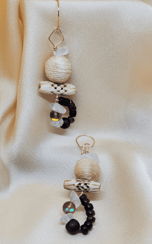 Mix It Up Dangles | Boho Stone Earrings | Colorful Dangle Earrings - Jiana Deon