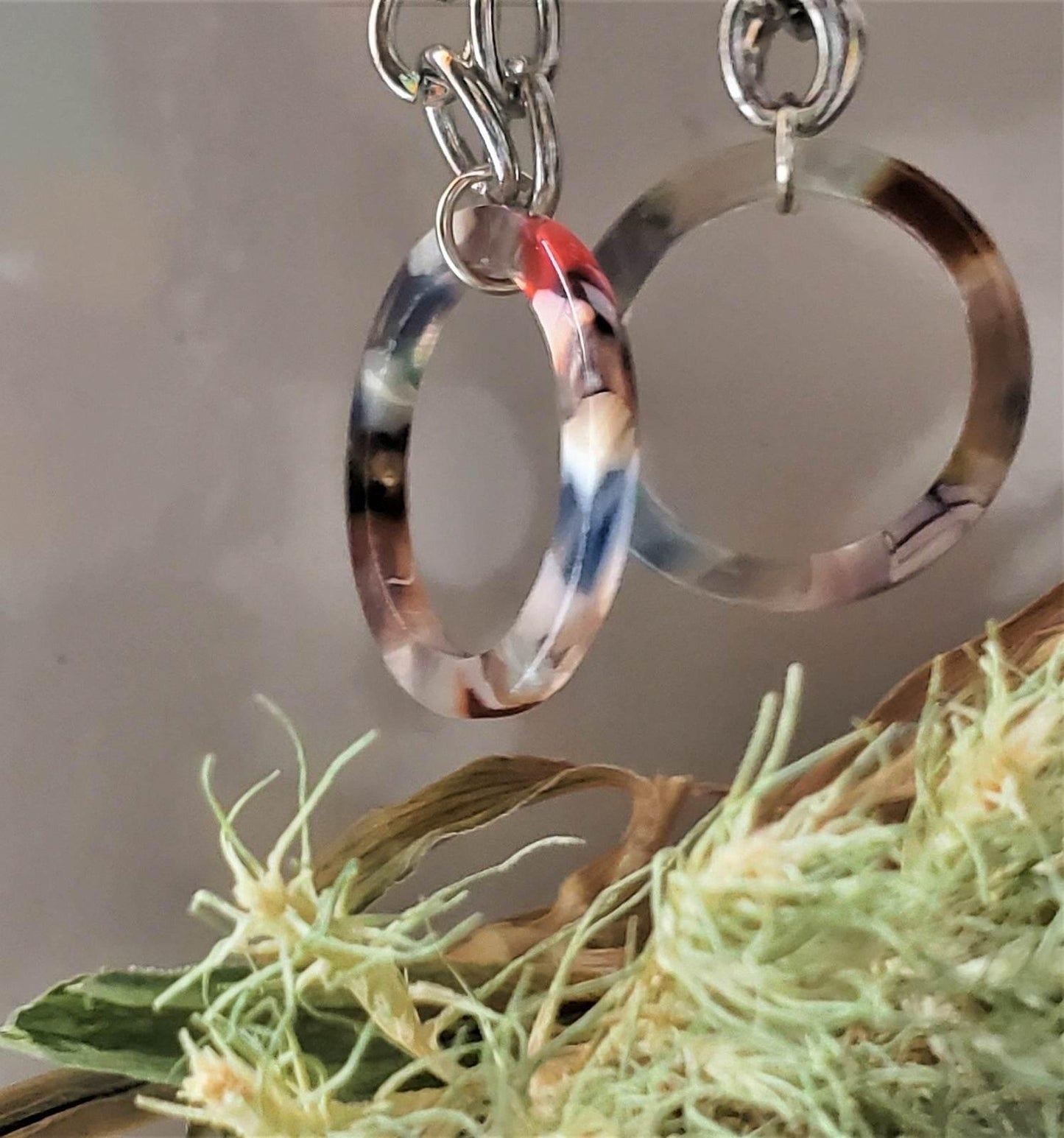 Sasha Dangle Earrings | Edgy, Classy & Sassy | Acetate Statement Earrings - Jiana Deon