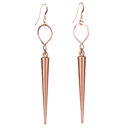 Spike Drop Earrings | Gold Spike Earrings | Edgy & Chic | Versatile Style - Jiana Deon