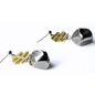 Nugget Dangles - Gold & Silver