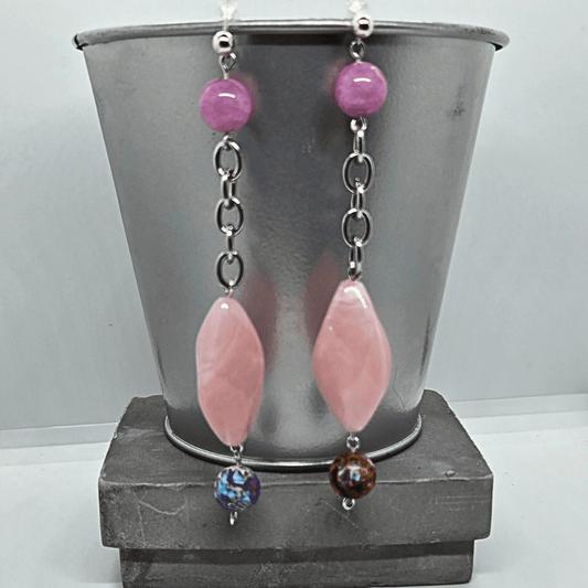 Blended Pink Dangles | Pink Multicolor