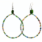 Women's Bursting Multi Color Hoops