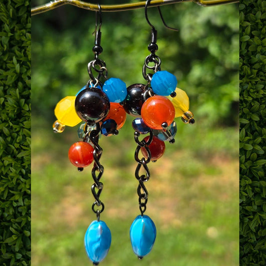 Vibrant Vixen Earrings - Multi-color