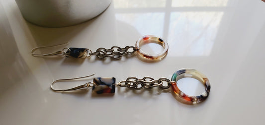 photo of earrings handmade with window in background, Sasha Dangle Earrings, handmade earrings, earrings for women