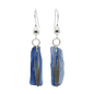 Blue Design Earrings on white background, earrings for women, Jiana Deon Brand, Linna Dangle Earrings